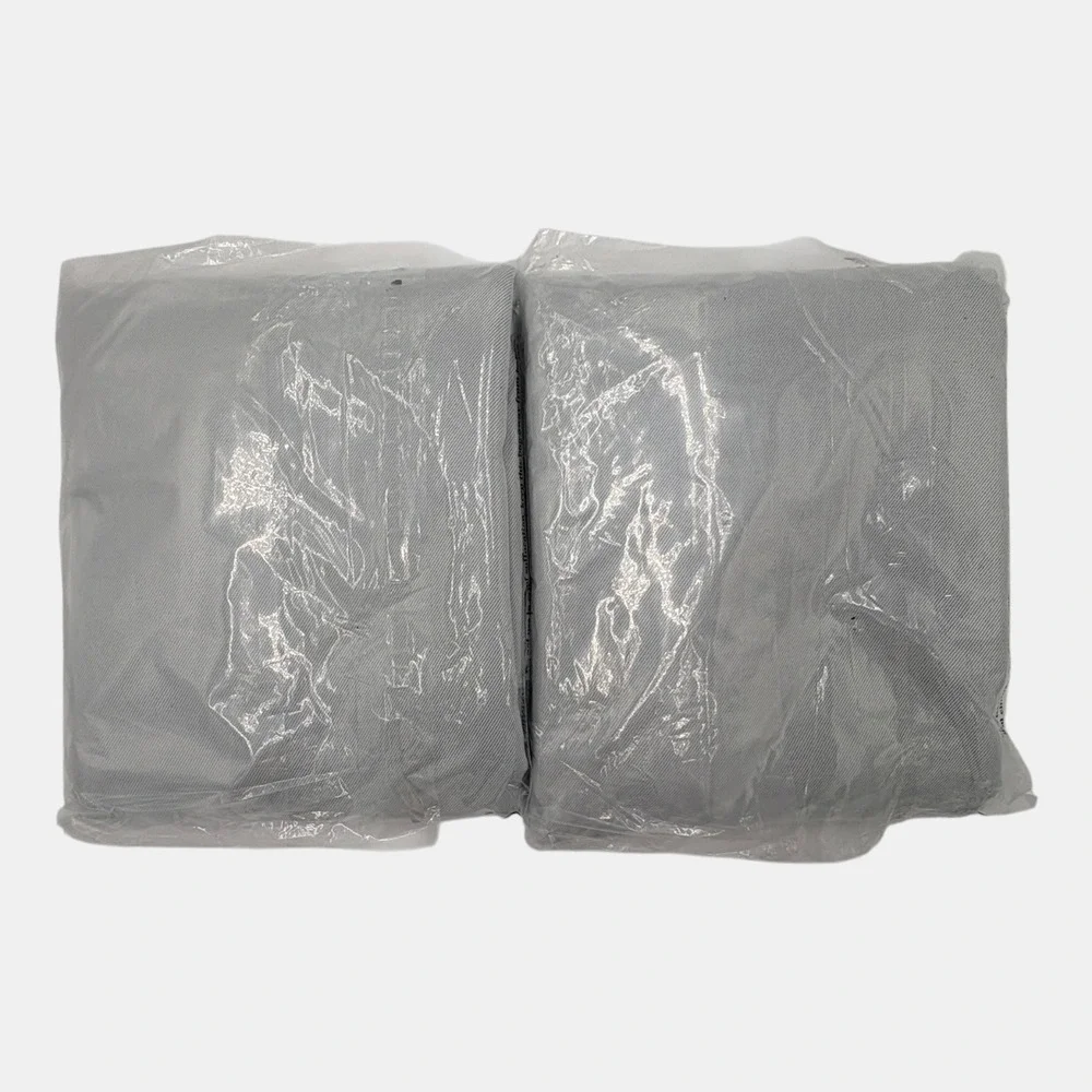 Sun Zero Lichtenberg Grommet Curtain Panels 40x95 Light Gray Set of 2 57791‎